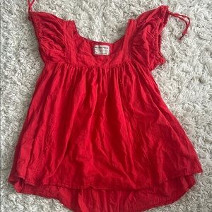 Free People Red Mini Dress
